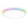LED ceiling light, white body, CCT+RGB, 32W, 2560 lm, 120° – dimmable (Optonica)
