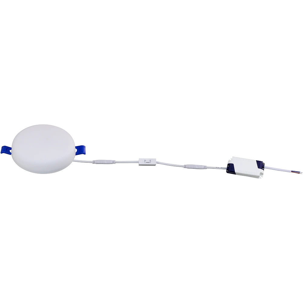 Iebūvējams LED mini panelis, apaļš, 9W, 3CCT, Ø100 (izgr. Ø75), IP20 (Optonica)