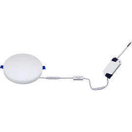 LED plānais mini panelis apaļš 24W, 3CCT, RA≥80
