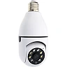 Wi‑Fi smart bulb camera with E27 socket, HD, 360°, white (Optonica)