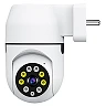 Wi‑Fi smart socket camera, HD, 360°, white (Optonica)