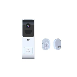 4 MP Wi‑Fi battery video doorbell, IP65 (Optonica)