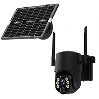 4 MP Wi‑Fi solar battery IP camera, IP65, black (Optonica)