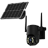4 MP Wi‑Fi solar battery IP camera, IP65, black (Optonica)