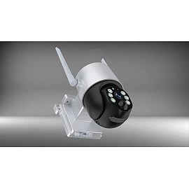 4 MP Wi‑Fi solar battery IP camera, IP65, white (Optonica)
