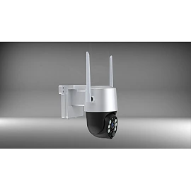 4 MP Wi‑Fi solar battery IP camera, IP65, white (Optonica)