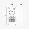 LED RGB/RGBW remote control (touch) RT9, 4 zones, RF 2.4G, IP20 (Optonica)
