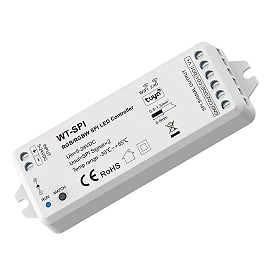 SPI LED Controller Tuya, 5–24V DC, RGB/RGBW, RF 2.4G, IP20 (Optonica)
