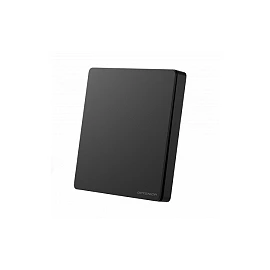 Kinetic switch set with 1-gang remote switch and controller, black, 433MHz, IP44/IP20 (Optonica)