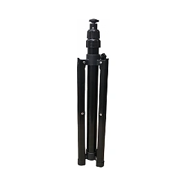 Teleskopisks prožektoru statīvs ar šķērsstieni, melns, 64–157 cm (Optonica 6686)