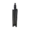 Telescopic floodlight tripod with crossbar, black, 64–157 cm (Optonica 6686)