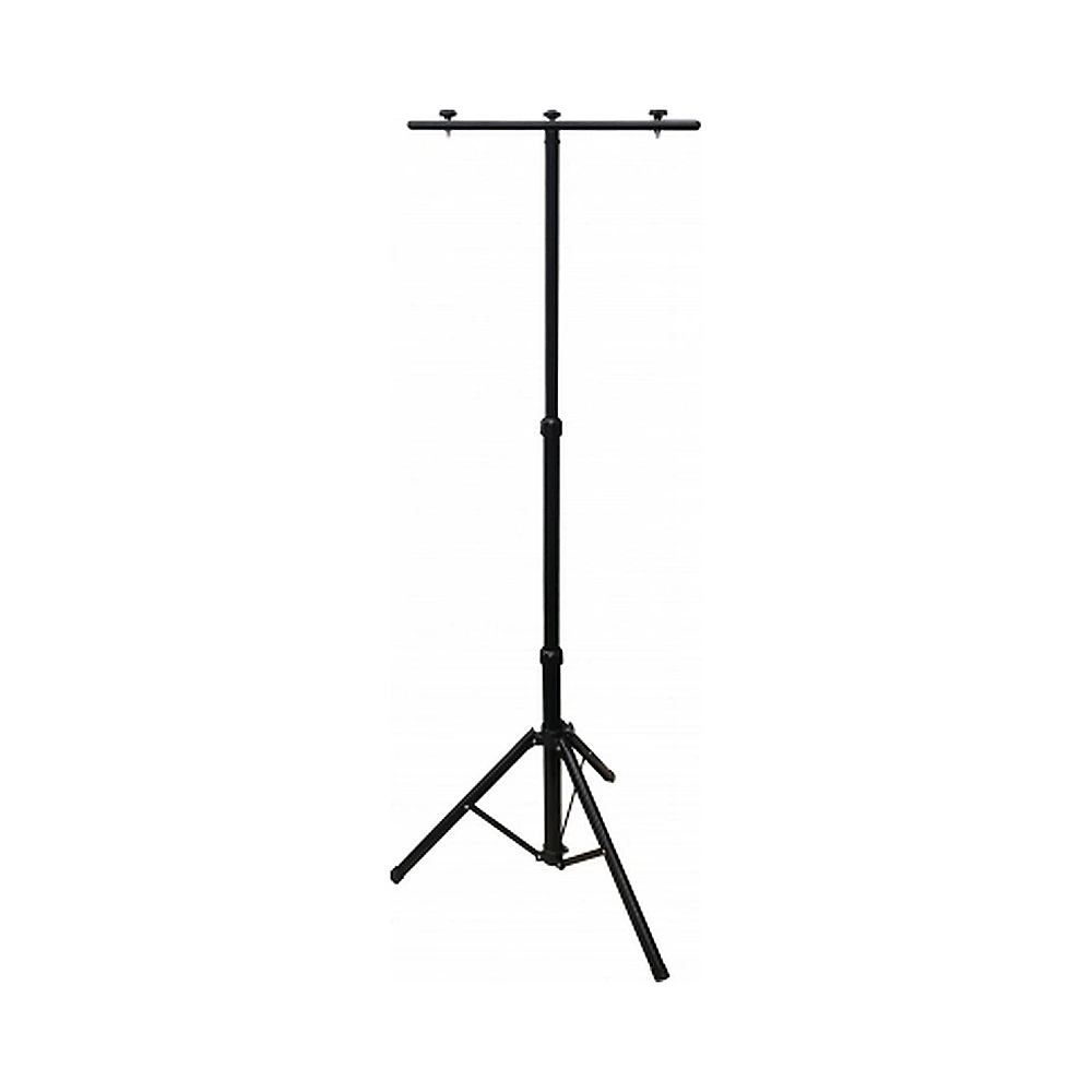 Teleskopisks prožektoru statīvs ar šķērsstieni, melns, 64–157 cm (Optonica 6686)