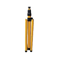 Telescopic floodlight tripod with crossbar, yellow, 64–157 cm (Optonica 6687)