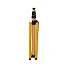 Telescopic floodlight tripod with crossbar, yellow, 64–157 cm (Optonica 6687)