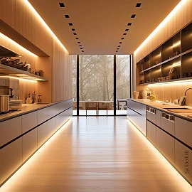 LED strip 5054 24V, 16W/m, 1100 lm/m, 2800K, IP20 (OPTONICA)