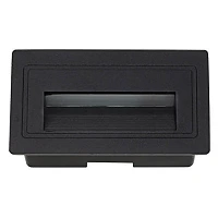LED pakāpienu gaismeklis 3W, 180lm, 3000K, IP65, melns (Optonica 7547)