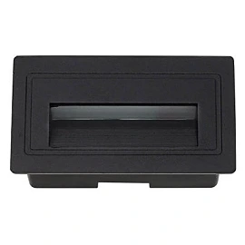 LED step light 3W, 180lm, 3000K, IP65, black (Optonica 7547)
