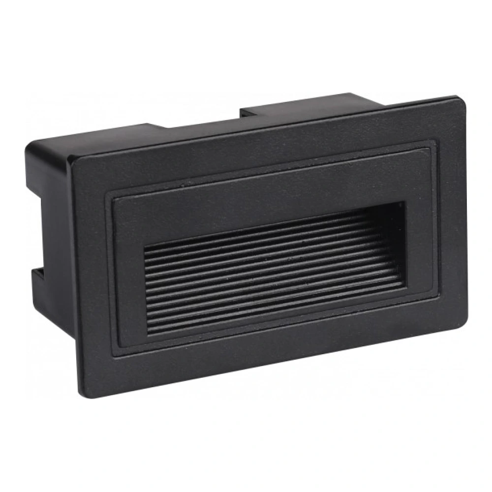 LED step light 3W, 180lm, 4200K, IP65, black (Optonica 7548)