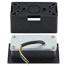 LED step light 3W, 180lm, 4200K, IP65, black (Optonica 7548)