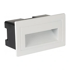 LED step light 3W, 180lm, 3000K, IP65, white (Optonica 7549)