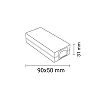 LED barošanas bloks 24W 12V 2A, plastmasas, IP20 (Optonica)