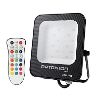 30W LED RGB SMD Floodlight Black Body IP65 - Optonica