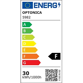 LED SMD Floodlight 30W CCT 2700lm IP65 Black (OPTONICA)