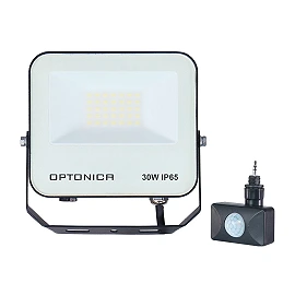 LED SMD Floodlight 30W CCT 2700lm IP65 Black (OPTONICA)