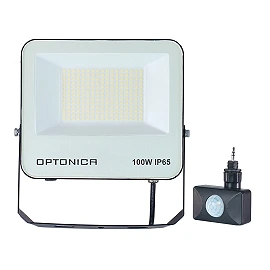 LED SMD Floodlight 100W CCT IP65 Black Body (OPTONICA)