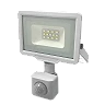 10W LED SMD floodlight with motion sensor, IP65, 120°, 800Lm