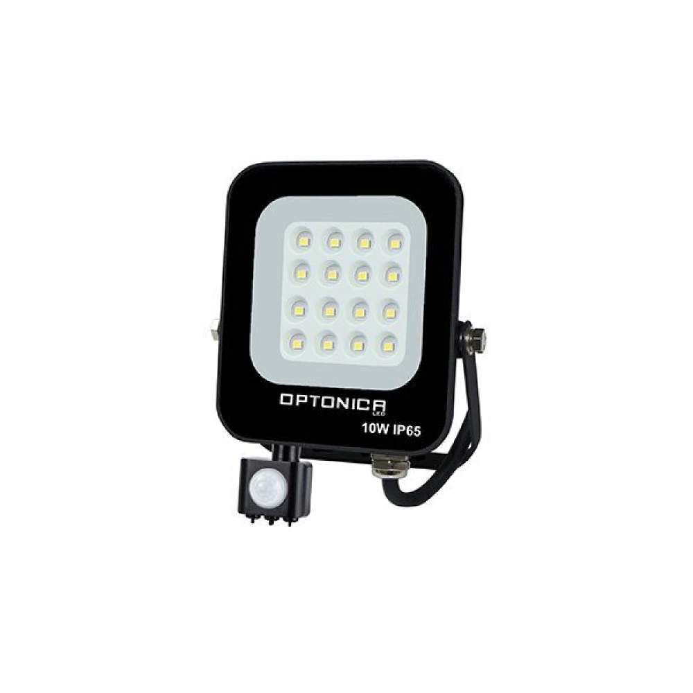 10W, 900lm, LED floodlight with motion sensor, IP65