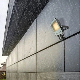 Floodlight Motion Sensor with Settings Easy Fix IP65 Black (SKU 5981–5984) (OPTONICA)