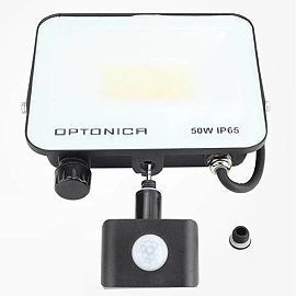 Floodlight Motion Sensor with Settings Easy Fix IP65 Black (SKU 5981–5984) (OPTONICA)