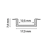 1m built-in aluminium profile for LED strips