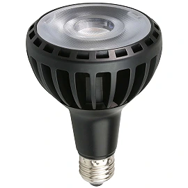 LED bulb PAR30 E27 25W 2400lm 4500K black (OPTONICA)