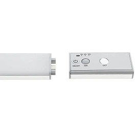 LED cabinet light Slim with PIR sensor 2.5W 3000K-6000K silver (Optonica)