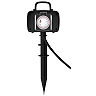 Garden power strip with timer, 2 sockets, 5 m cable, 230V 16A, max. 3500W, IP44, black (Optonica)