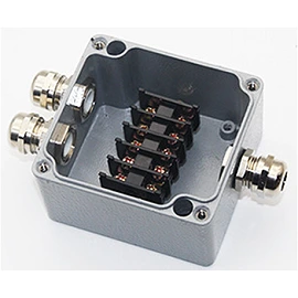 Optonica waterproof aluminium terminal block box IP68, 3 terminals (SKU 6510)