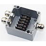 Optonica waterproof aluminium terminal block box IP68, 3 terminals (SKU 6510)
