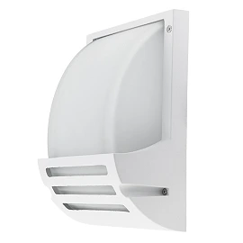 Optonica 7402 āra sienas gaismeklis, E27, IP44, balts