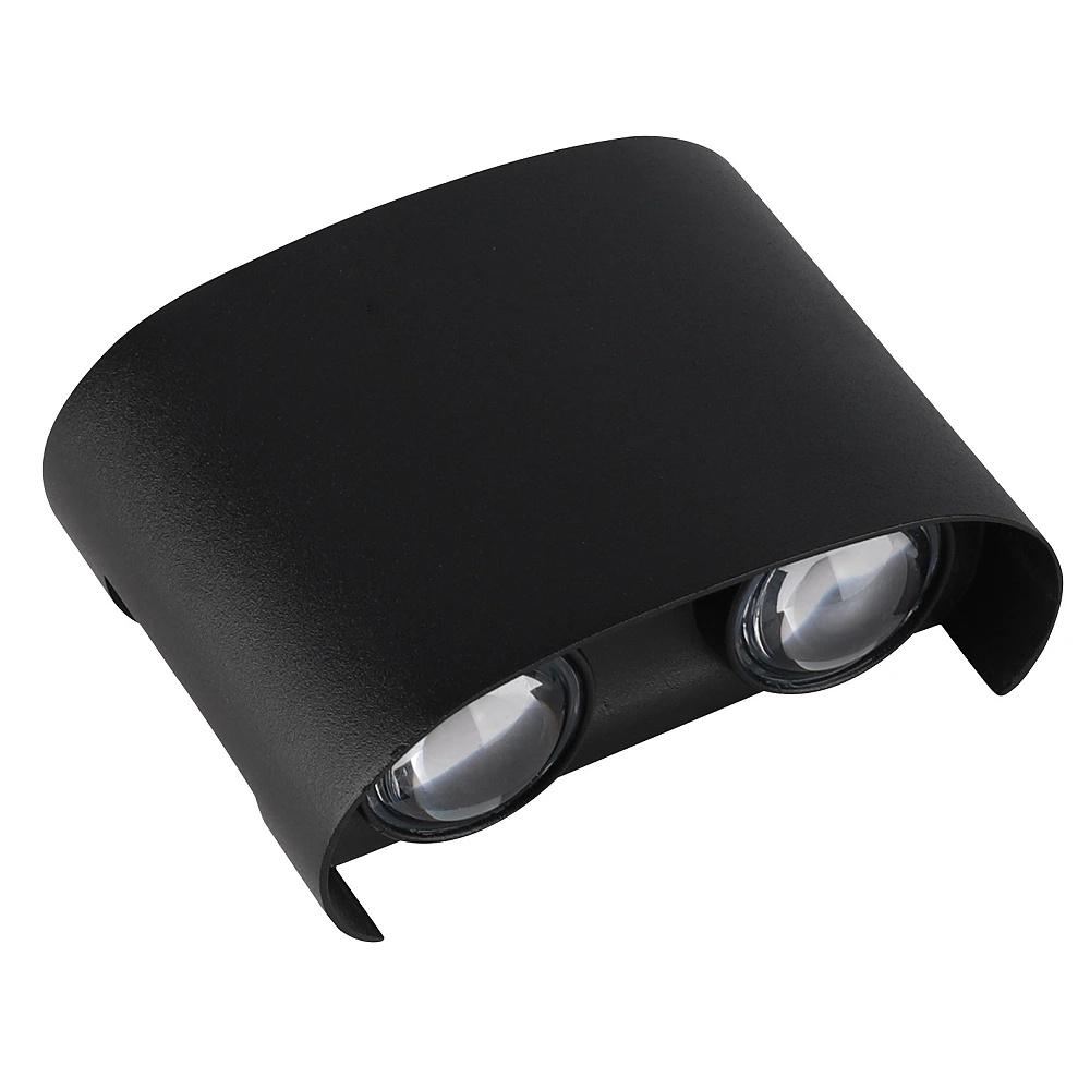 Optonica 7407 LED outdoor wall light, 4 W, 3000 K, IP65, black
