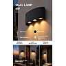 Optonica 7409 LED āra sienas gaismeklis, 6 W, 3000 K, IP65, melns
