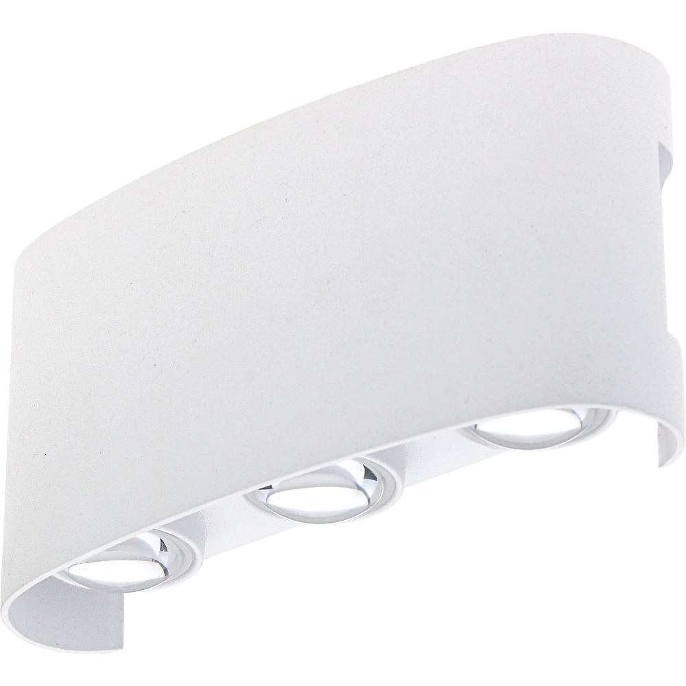 Optonica 7410 outdoor LED wall light, 6 W, 3000 K, IP65, white