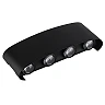 Optonica 7411 LED āra sienas gaismeklis, 8 W, 3000 K, IP65, melns