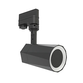 LED RGB 1-fāžu sliežu skaļrunis ar Bluetooth, melns (Optonica)