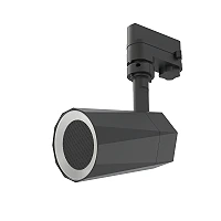 LED RGB 1-fāžu sliežu skaļrunis ar Bluetooth, melns (Optonica)