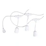 15m long - white waterproof light string, 15x E27 - bulbs are not included