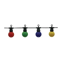 Outdoor string, 13m long with 20x color light bulbs included