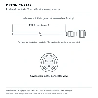 Pieslēguma kabelis 1m RGBW fasādes gaismeklim 7141 (Optonica)