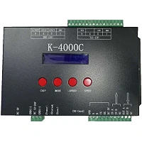 DMX/SPI kontrolieris, 4 izejas, 5V / 12–24V DC (Optonica)